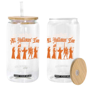All Hallows Eve Catholic Saints Glass Can Traditional Faith Based Christian Halloween