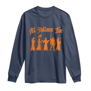All Hallows Eve Catholic Saints Long Sleeve Shirt Traditional Faith Based Christian Halloween