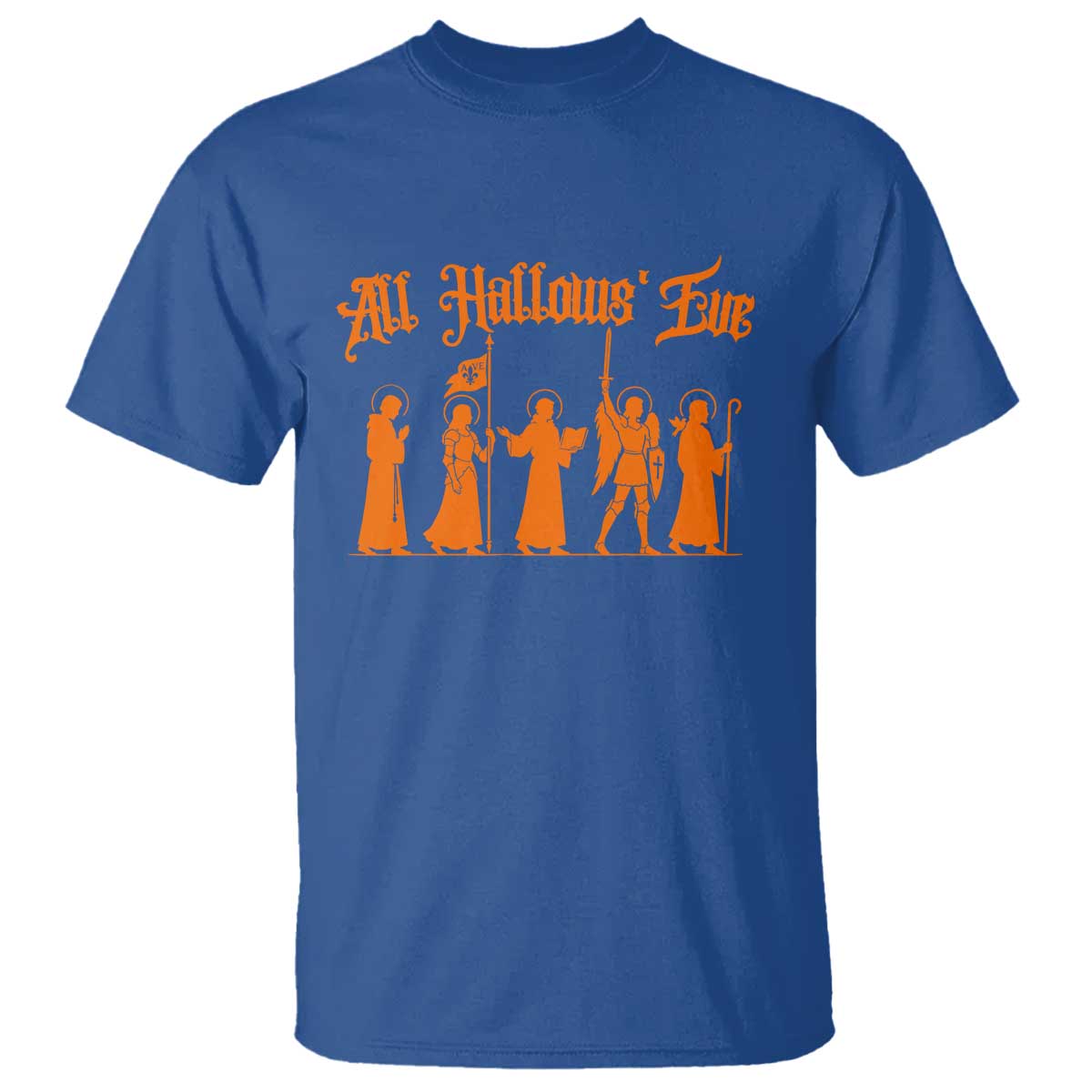 All Hallows Eve Catholic Saints T Shirt Traditional Faith Based Christian Halloween