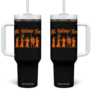 All Hallows Eve Catholic Saints Tumbler With Handle Traditional Faith Based Christian Halloween