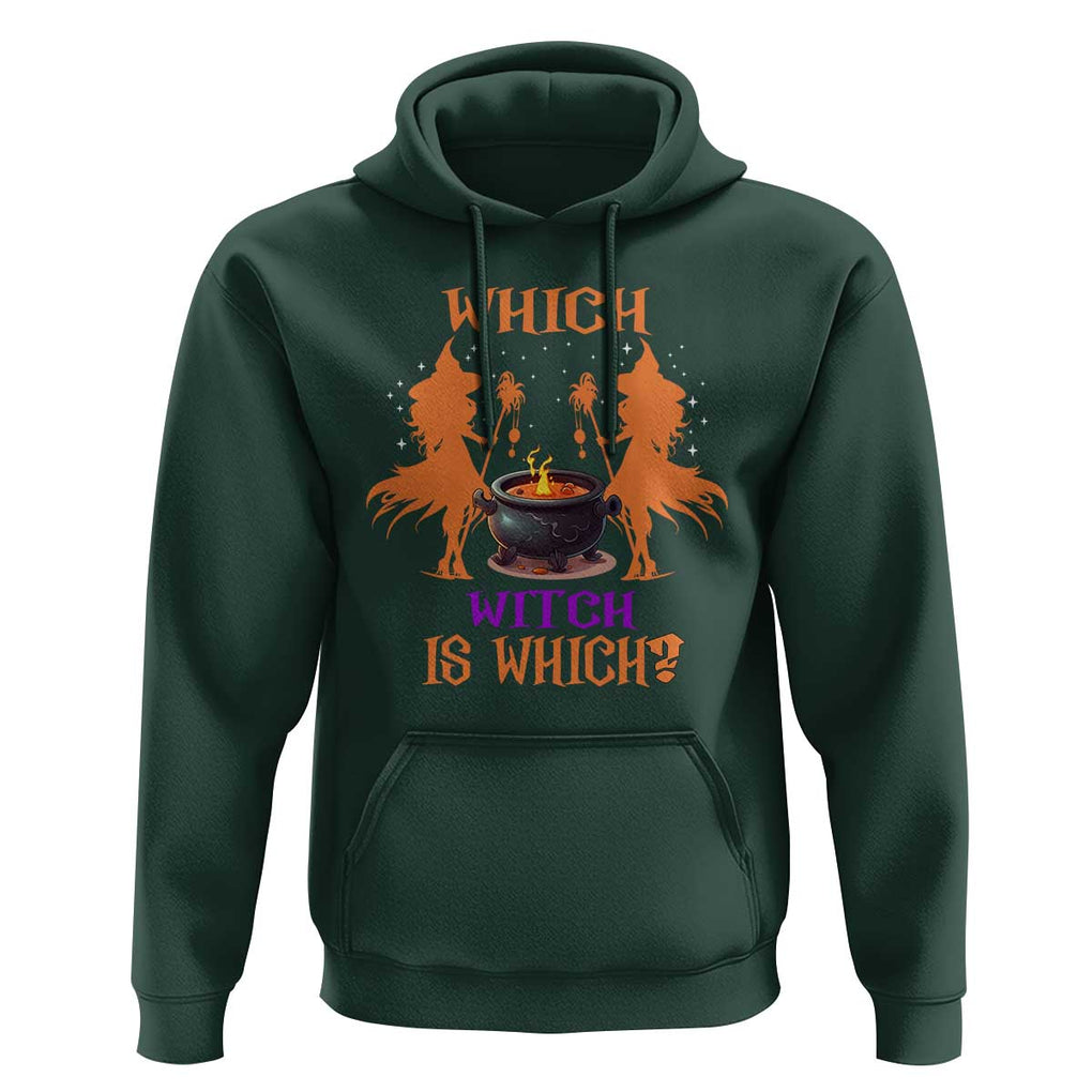 Halloween Witch Hoodie One More Chapter Book Of Spells Witchcraft TS02 Dark Forest Green Print Your Wear