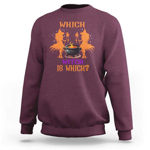 Halloween Witch Sweatshirt One More Chapter Book Of Spells Witchcraft TS02 Maroon Print Your Wear