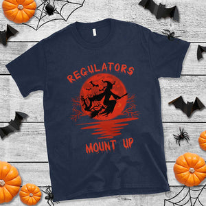 Halloween Witch T Shirt Regulators Mount Up TS02 Navy Print Your Wear