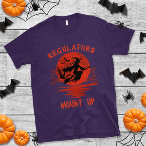 Halloween Witch T Shirt Regulators Mount Up TS02 Purple Print Your Wear