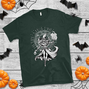 Witch T Shirt Black Gothic TS02 Dark Forest Green Print Your Wear