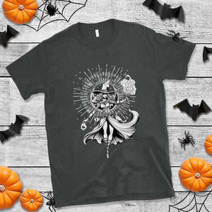 Witch T Shirt Black Gothic TS02 Dark Heather Print Your Wear