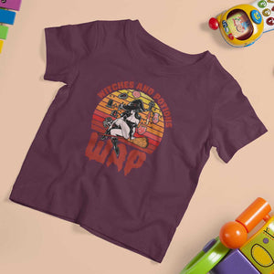 WAP Witches And Potions Retro T Shirt For Kid TS02 Maroon Print Your Wear