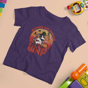 WAP Witches And Potions Retro T Shirt For Kid TS02 Purple Print Your Wear