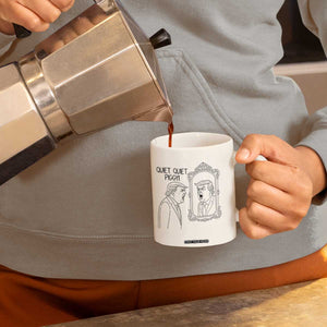 Quiet Quiet Piggy Trump Mirror Coffee Mug Sarcastic Pig Political Satire Parody TS02 Print Your Wear