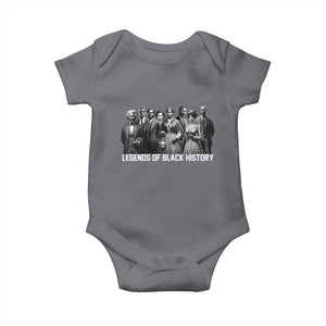 Legends of Black History Baby Onesie Civil Rights Leaders TS02 Charcoal Print Your Wear