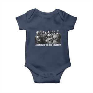 Legends of Black History Baby Onesie Civil Rights Leaders TS02 Navy Print Your Wear