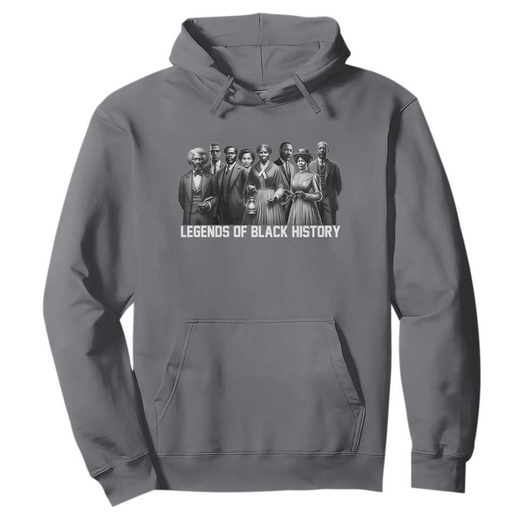 Legends of Black History Hoodie Civil Rights Leaders TS02 Charcoal Print Your Wear
