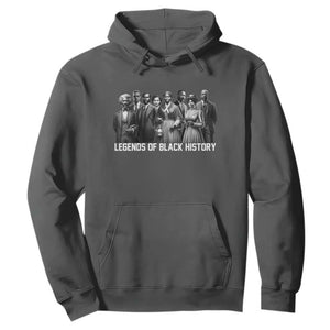 Legends of Black History Hoodie Civil Rights Leaders TS02 Dark Heather Print Your Wear