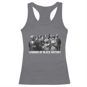 Legends of Black History Racerback Tank Top Civil Rights Leaders TS02 Charcoal Print Your Wear