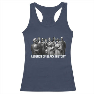 Legends of Black History Racerback Tank Top Civil Rights Leaders TS02 Navy Print Your Wear