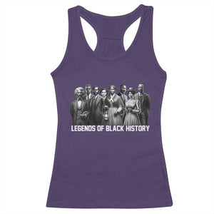 Legends of Black History Racerback Tank Top Civil Rights Leaders TS02 Purple Print Your Wear