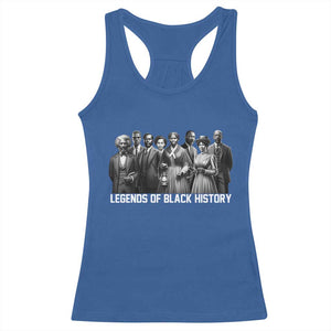 Legends of Black History Racerback Tank Top Civil Rights Leaders TS02 Royal Blue Print Your Wear