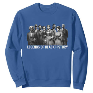 Legends of Black History Sweatshirt Civil Rights Leaders TS02 Royal Blue Print Your Wear