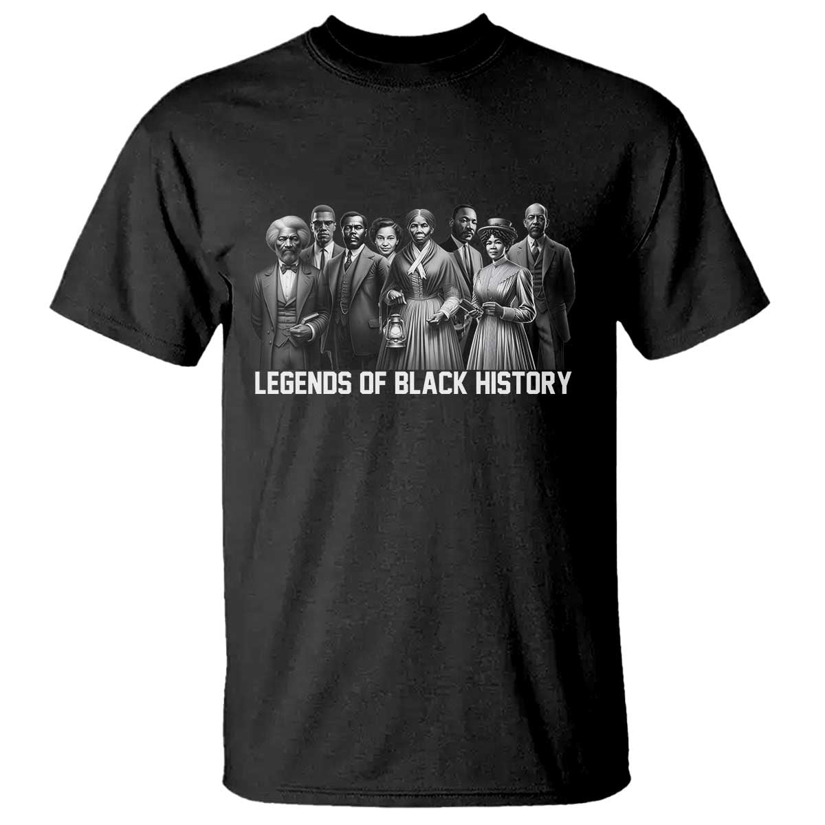 Legends of Black History T Shirt Civil Rights Leaders TS02 Black Print Your Wear