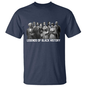 Legends of Black History T Shirt Civil Rights Leaders TS02 Navy Print Your Wear