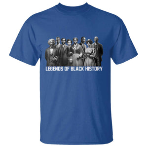 Legends of Black History T Shirt Civil Rights Leaders TS02 Royal Blue Print Your Wear