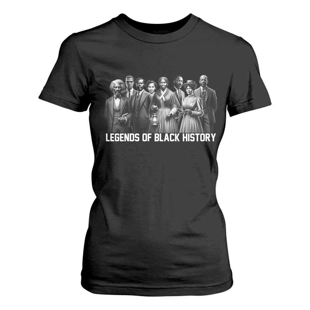 Legends of Black History T Shirt For Women Civil Rights Leaders TS02 Black Print Your Wear