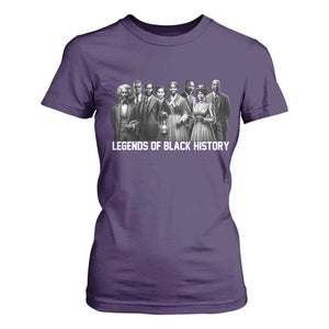 Legends of Black History T Shirt For Women Civil Rights Leaders TS02 Purple Print Your Wear