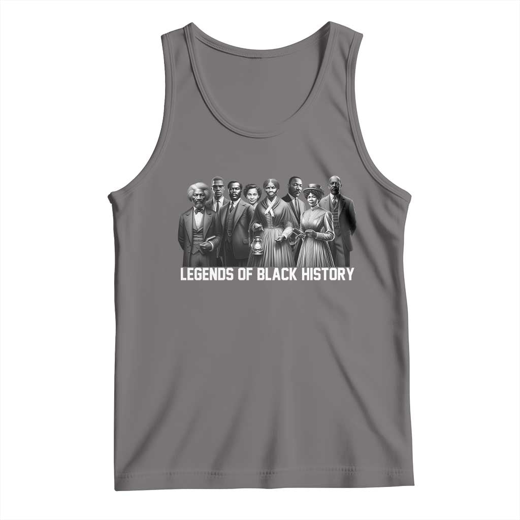 Legends of Black History Tank Top Civil Rights Leaders TS02 Deep Heather Print Your Wear