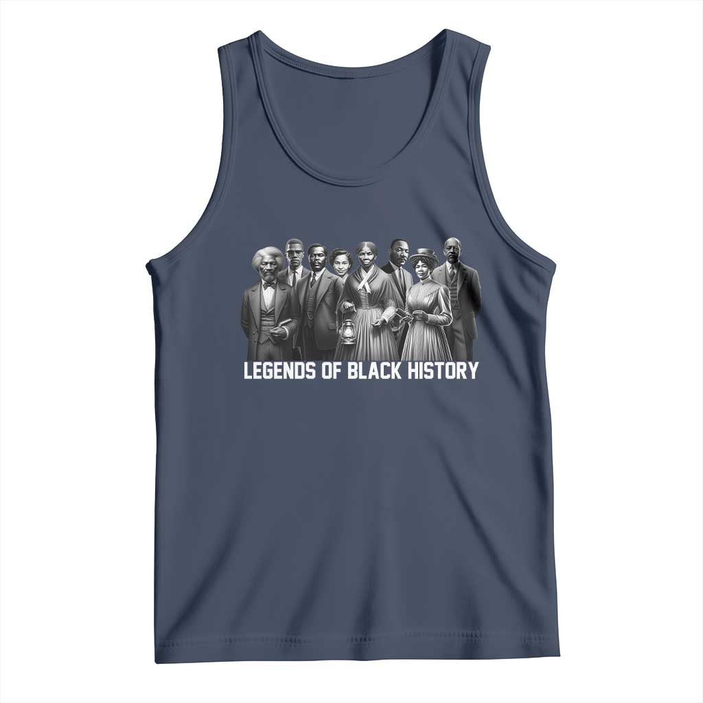 Legends of Black History Tank Top Civil Rights Leaders TS02 Navy Print Your Wear