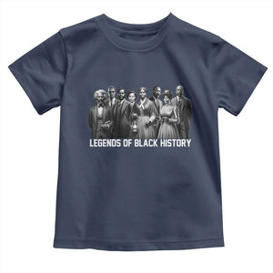 Legends of Black History Toddler T Shirt Civil Rights Leaders TS02 Navy Print Your Wear