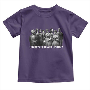 Legends of Black History Toddler T Shirt Civil Rights Leaders TS02 Purple Print Your Wear