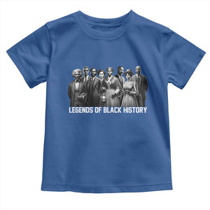 Legends of Black History Toddler T Shirt Civil Rights Leaders TS02 Royal Blue Print Your Wear