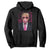 Funny Trump Bubble Gum Pink Hoodie He Won 2024 We The People USA Betsy Ross Flag TS02 Black Print Your Wear