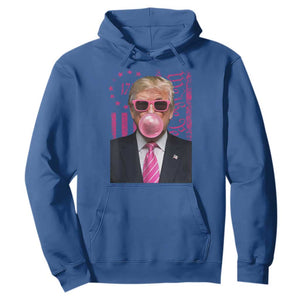 Funny Trump Bubble Gum Pink Hoodie He Won 2024 We The People USA Betsy Ross Flag TS02 Royal Blue Print Your Wear