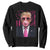 Funny Trump Bubble Gum Pink Sweatshirt He Won 2024 We The People USA Betsy Ross Flag TS02 Black Print Your Wear