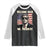 Trump Won 2024 Raglan Shirt Welcome Back Mr President 47 Victory American Flag TS02 Black White Print Your Wear