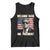 Trump Won 2024 Tank Top Welcome Back Mr President 47 Victory American Flag TS02 Black Print Your Wear