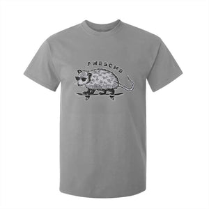 Funny Opossum Meme T Shirt For Kid Awesome Possum Cool 90s Retro Vintage Animal Lover TS02 Sport Gray Print Your Wear