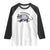 Funny Opossum Meme Raglan Shirt Awesome Possum Cool 90s Retro Vintage Animal Lover TS02 White Black Print Your Wear