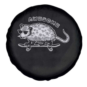 Funny Opossum Meme Spare Tire Cover Awesome Possum Cool 90s Retro Vintage Animal Lover TS02 Print Your Wear