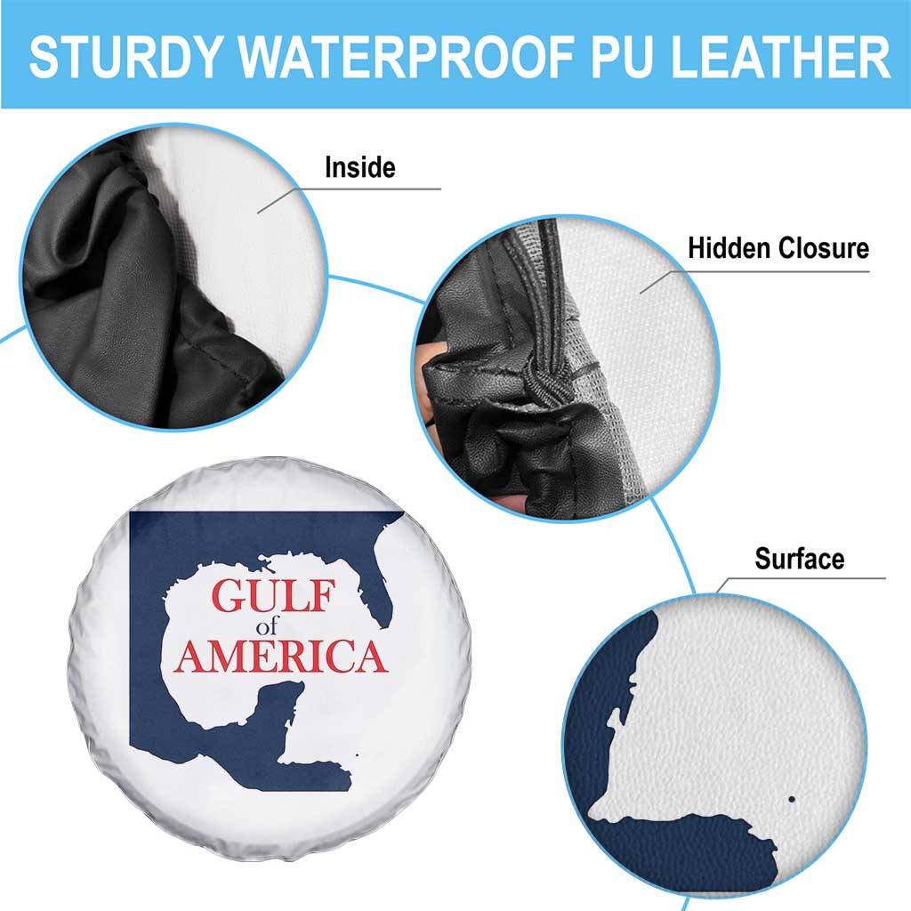 Trump America's Gulf Spare Tire Cover North America Map TS02 Print Your Wear