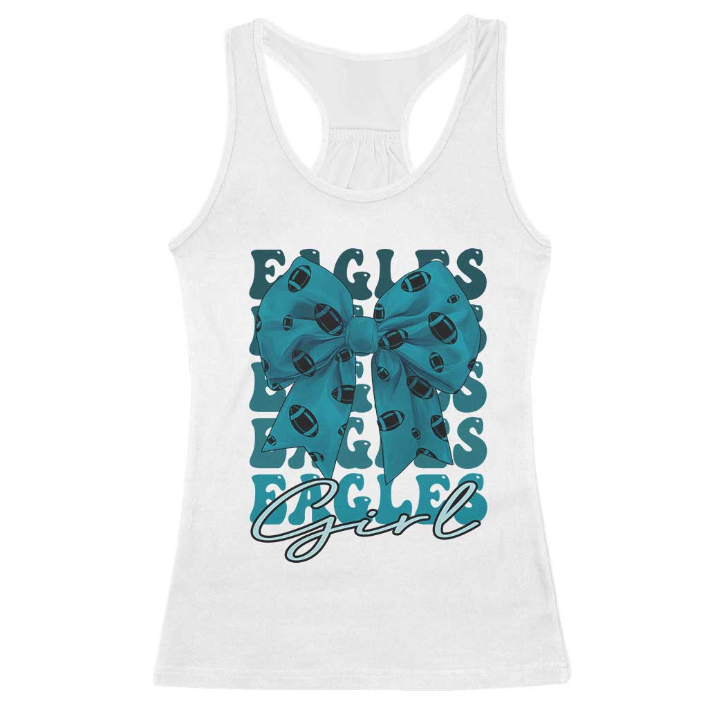 Eagle Girls Coquette Bow Retro Vintage Racerback Tank Top TS02 White Print Your Wear