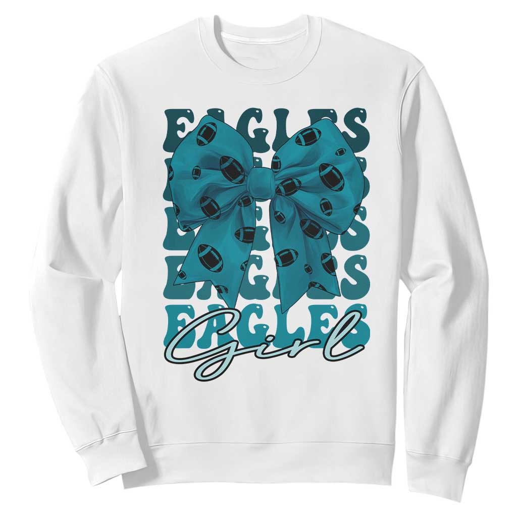 Eagle Girls Coquette Bow Retro Vintage Sweatshirt TS02 White Print Your Wear
