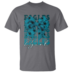 Eagle Girls Coquette Bow Retro Vintage T Shirt TS02 Charcoal Print Your Wear
