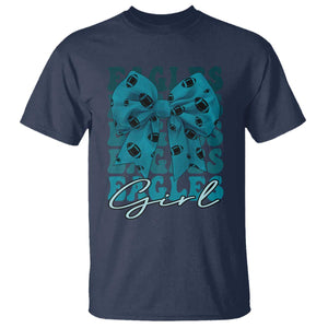 Eagle Girls Coquette Bow Retro Vintage T Shirt TS02 Navy Print Your Wear