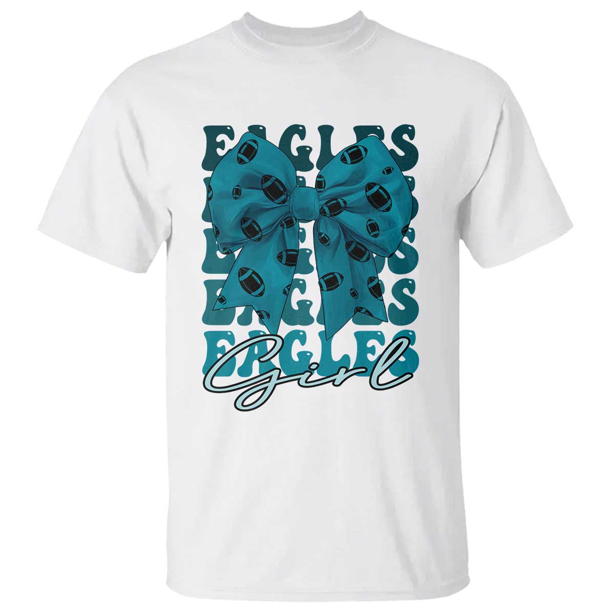 Eagle Girls Coquette Bow Retro Vintage T Shirt TS02 White Print Your Wear