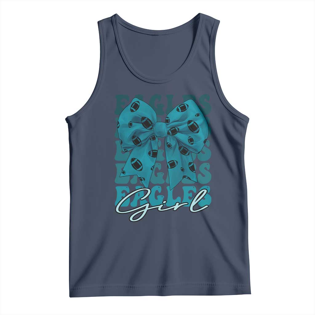 Eagle Girls Coquette Bow Retro Vintage Tank Top TS02 Navy Print Your Wear