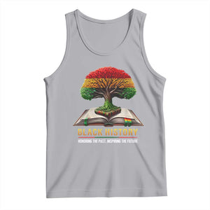 Black History Teacher Tank Top Proud Black Culture Tree of Life TS02 Athletic Heather Print Your Wear