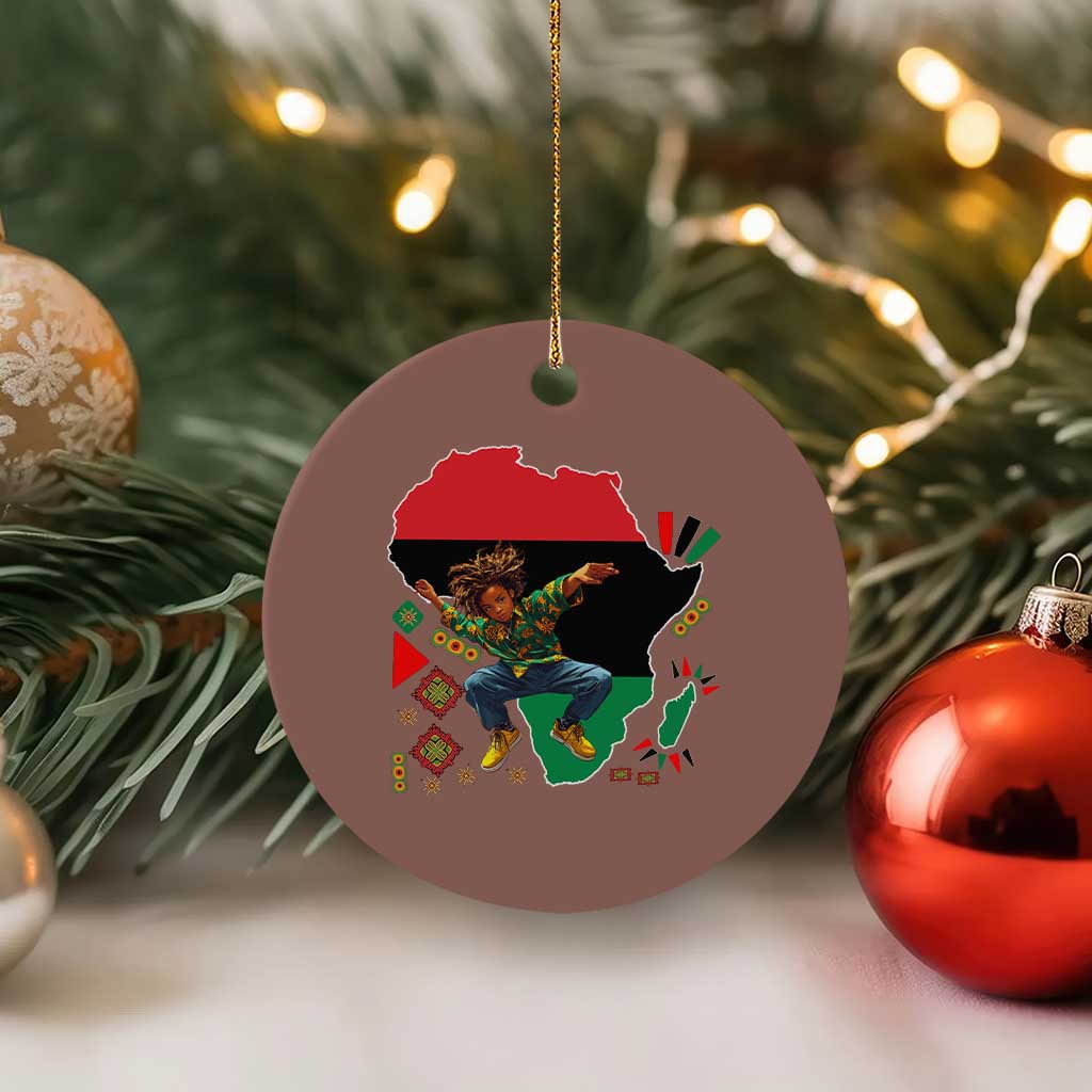 Black Son Future Leader Ceramic Ornament African American Pride Black History Month TS02 1pc Mocha Print Your Wear
