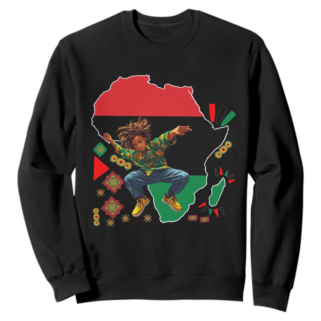 Black Son Future Leader Sweatshirt African American Pride Black History Month TS02 Black Print Your Wear